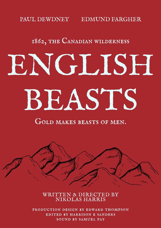 English Beasts — official poster, a thriller by Nikolas Harris