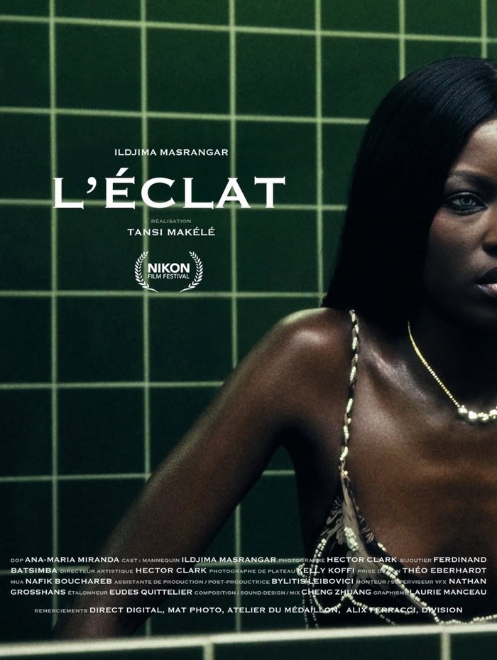 L'éclat — official poster, a film by Tansi Makélé
